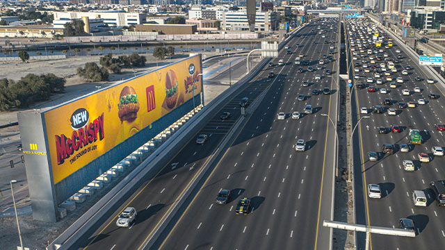 high traffic areas for OOH media