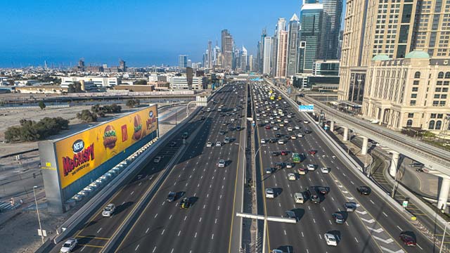 OOH advertising Dubai